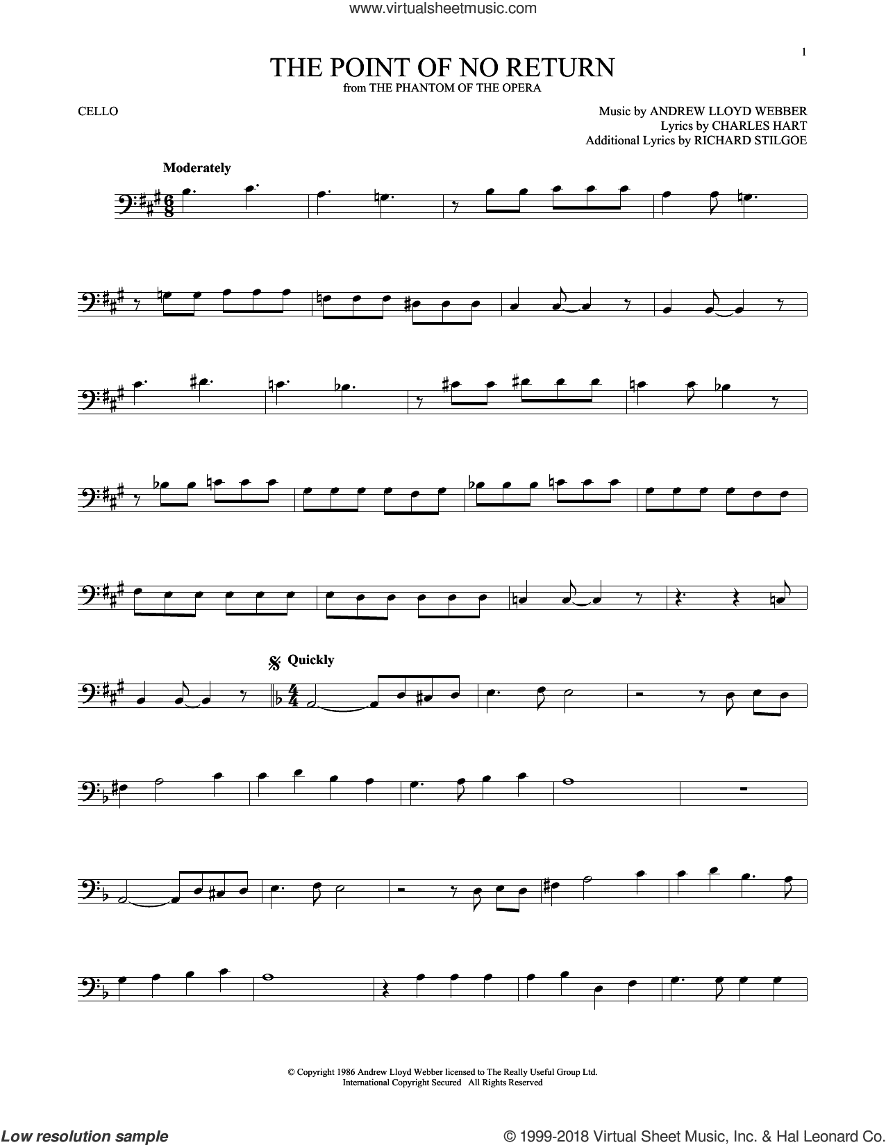 The Point Of No Return (from The Phantom Of The Opera)
