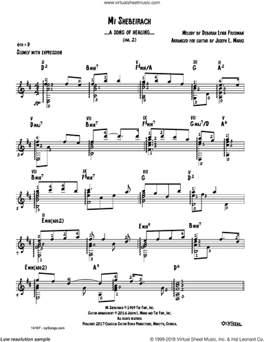Mi Shebeirach Var 2 (arr. Joe Marks)