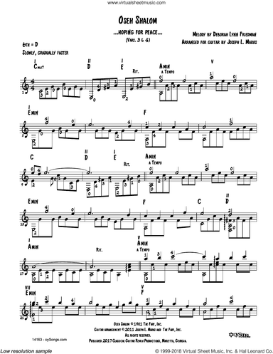 Oseh Shalom Vars 3, 4 (arr. Joe Marks)
