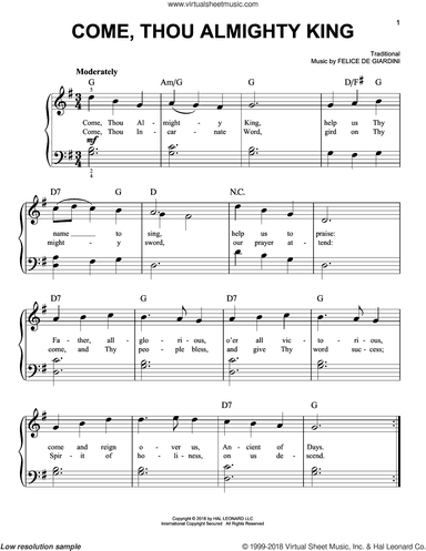 Come, Thou Almighty King