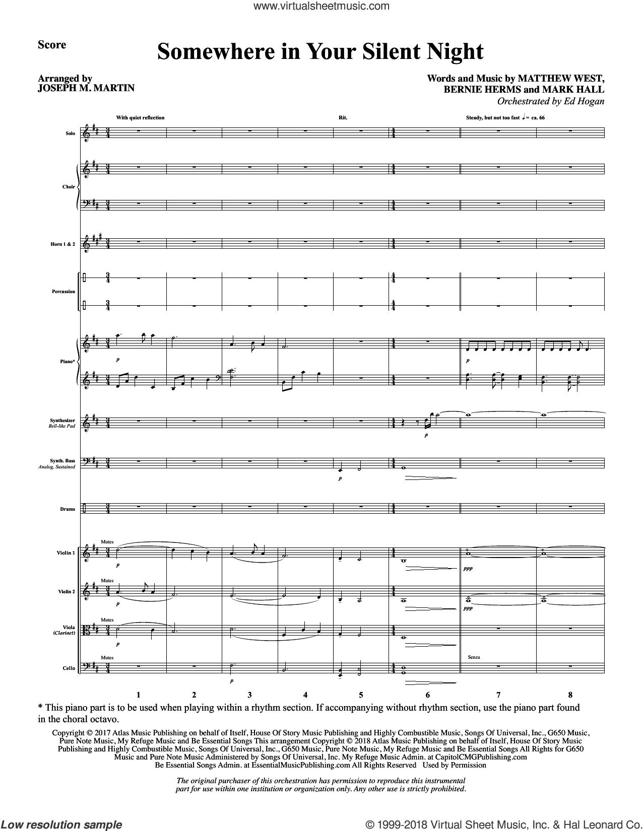 Somewhere in Your Silent Night (COMPLETE)