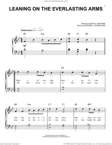 Leaning On The Everlasting Arms