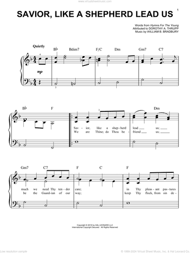 Savior, Like A Shepherd Lead Us