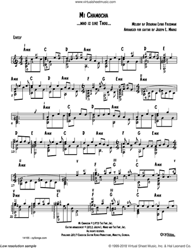 Oseh Shalom Vars 1, 2 (arr. Joe Marks)
