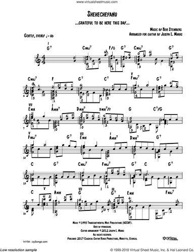 Shehecheyanu (arr. Joe Marks)