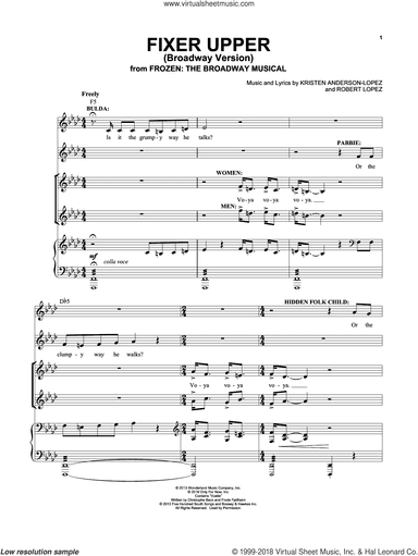 Fixer Upper (from Frozen: The Broadway Musical)
