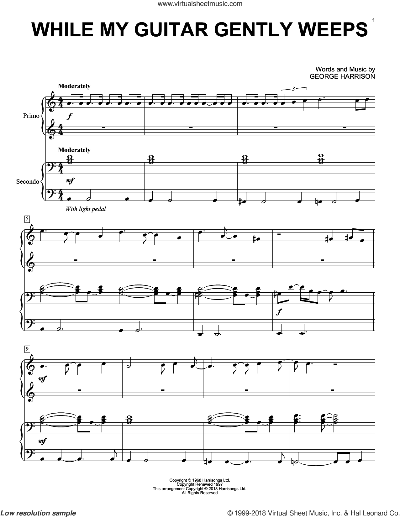 While My Guitar Gently Weeps