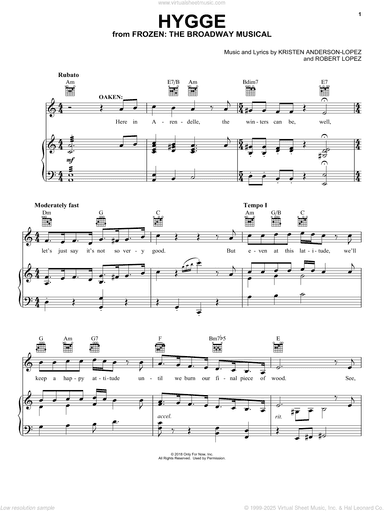 Hygge (from Frozen: The Broadway Musical)
