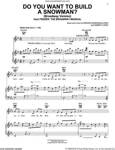Do You Want To Build A Snowman? (from Frozen: The Broadway Musical)