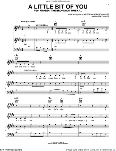 A Little Bit Of You (from Frozen: The Broadway Musical)