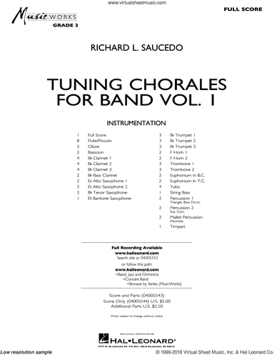 Tuning Chorales for Band (COMPLETE)