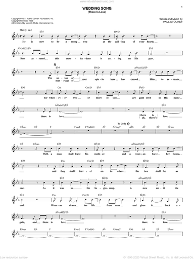 Wedding Song (There Is Love)