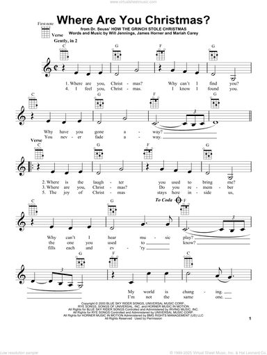 Where Are You Christmas? (from How The Grinch Stole Christmas)