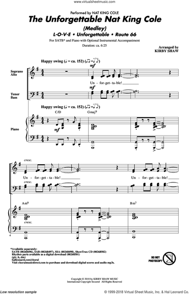 The Unforgettable Nat King Cole (Medley)
