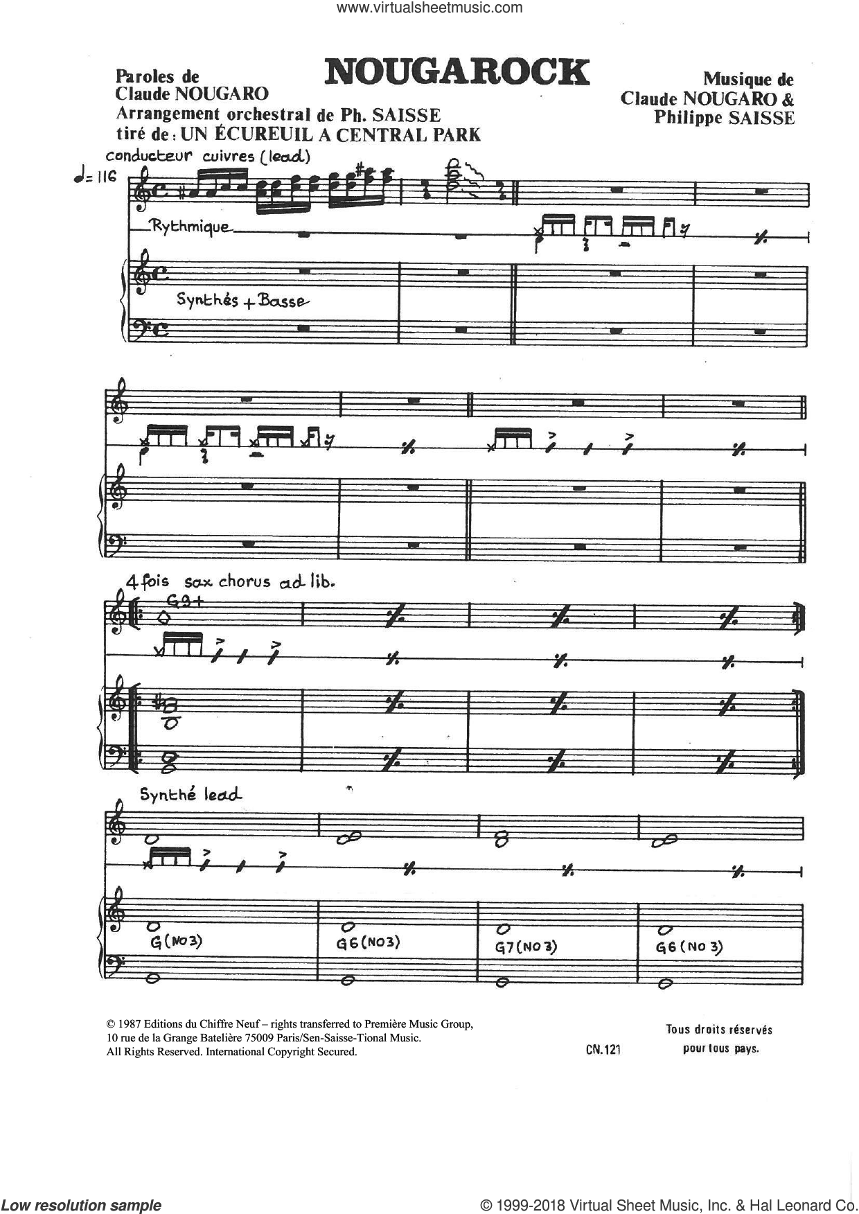 Nougarock (from "Un Ecureuil A Central Park")