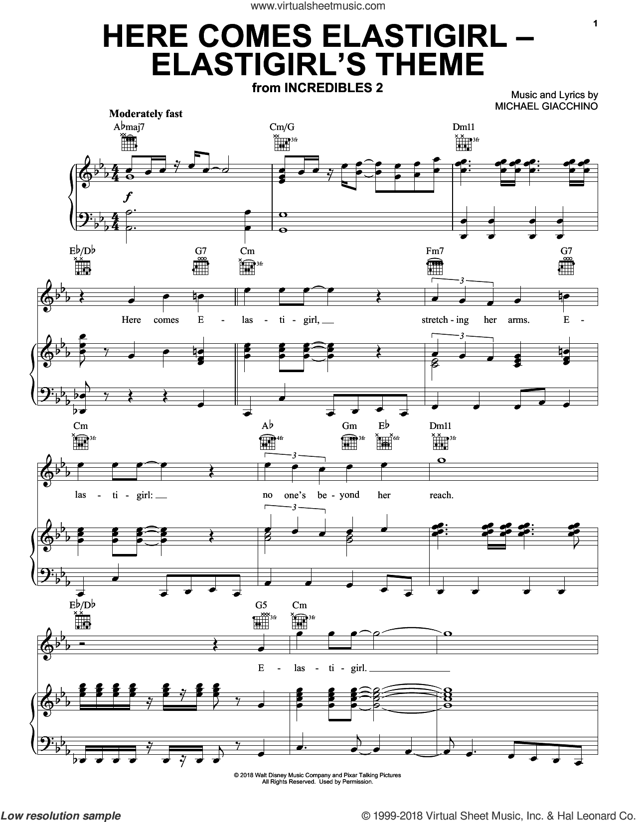 Here Comes Elastigirl - Elastigirl's Theme (from Incredibles 2)