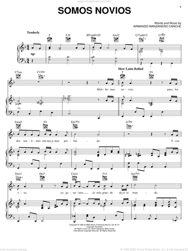 Somos Novios (duet with Christina Aguilera)