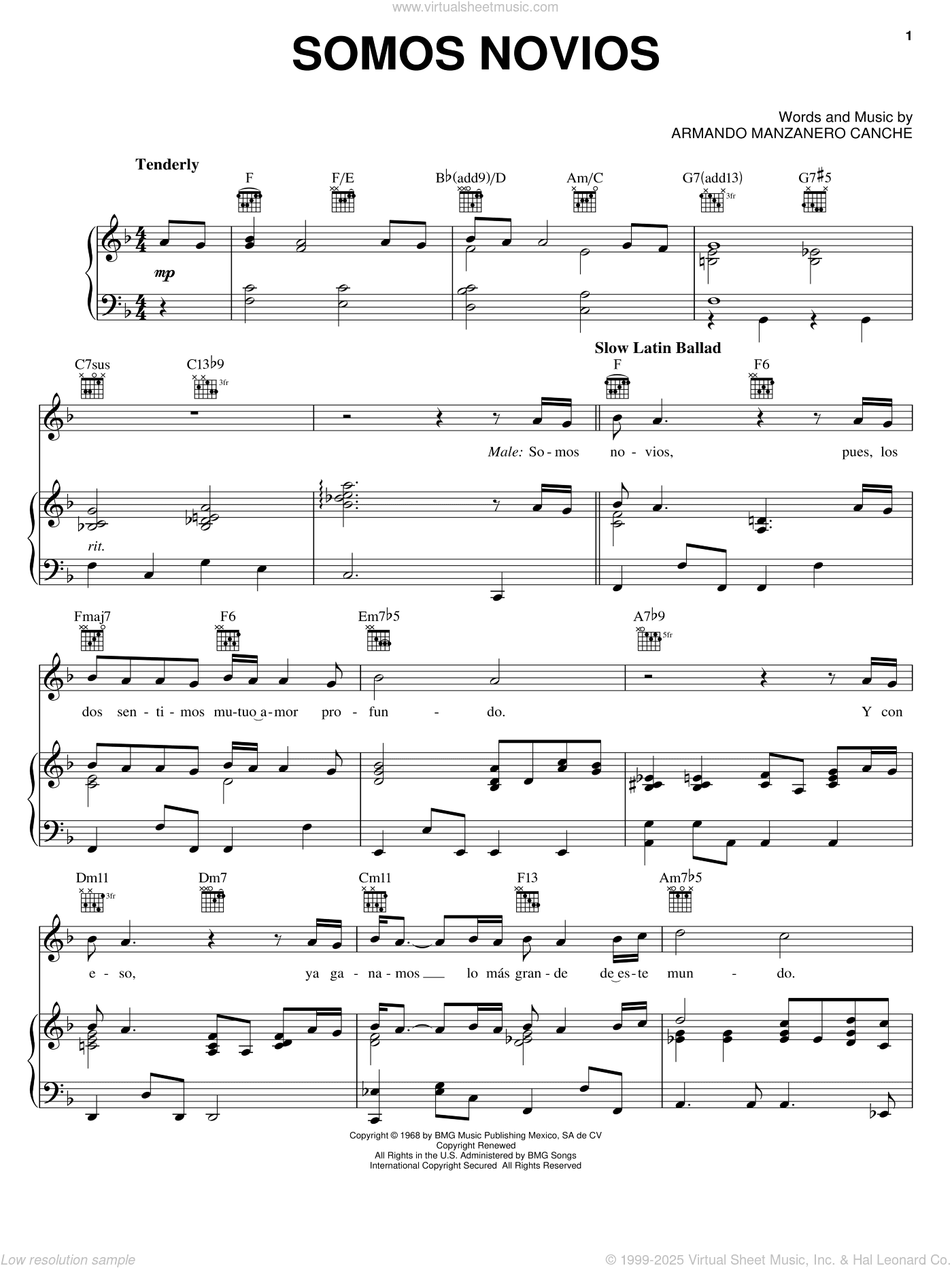 Somos Novios (duet with Christina Aguilera)