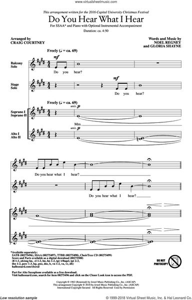 Do You Hear What I Hear (arr. Craig Courtney)