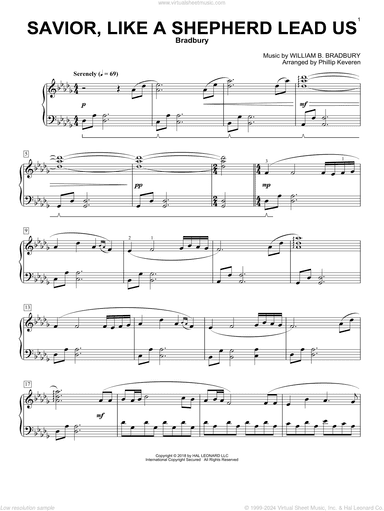 Savior, Like A Shepherd Lead Us (arr. Phillip Keveren)