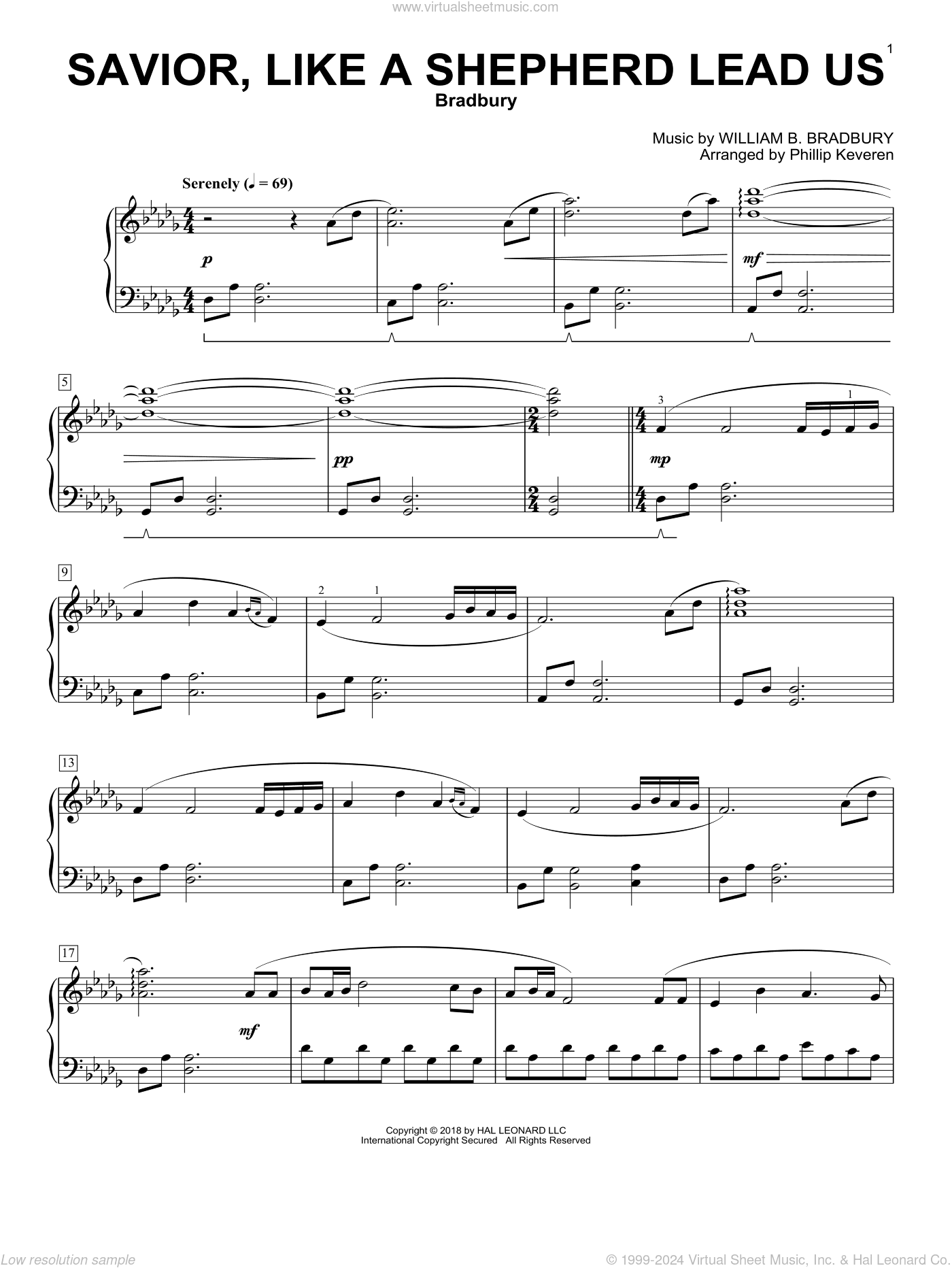 Savior, Like A Shepherd Lead Us (arr. Phillip Keveren)