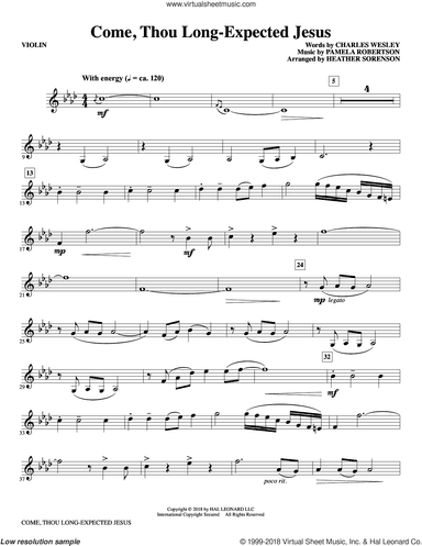 Come, Thou Long-Expected Jesus (arr. Heather Sorenson)