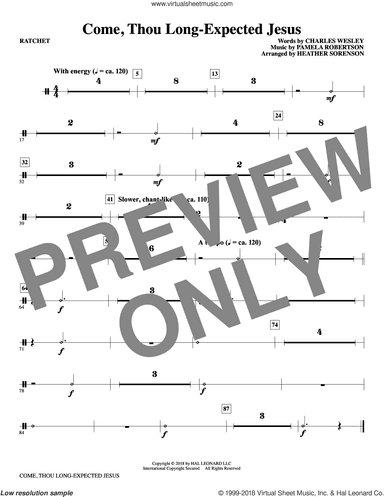 Come, Thou Long-Expected Jesus (arr. Heather Sorenson)