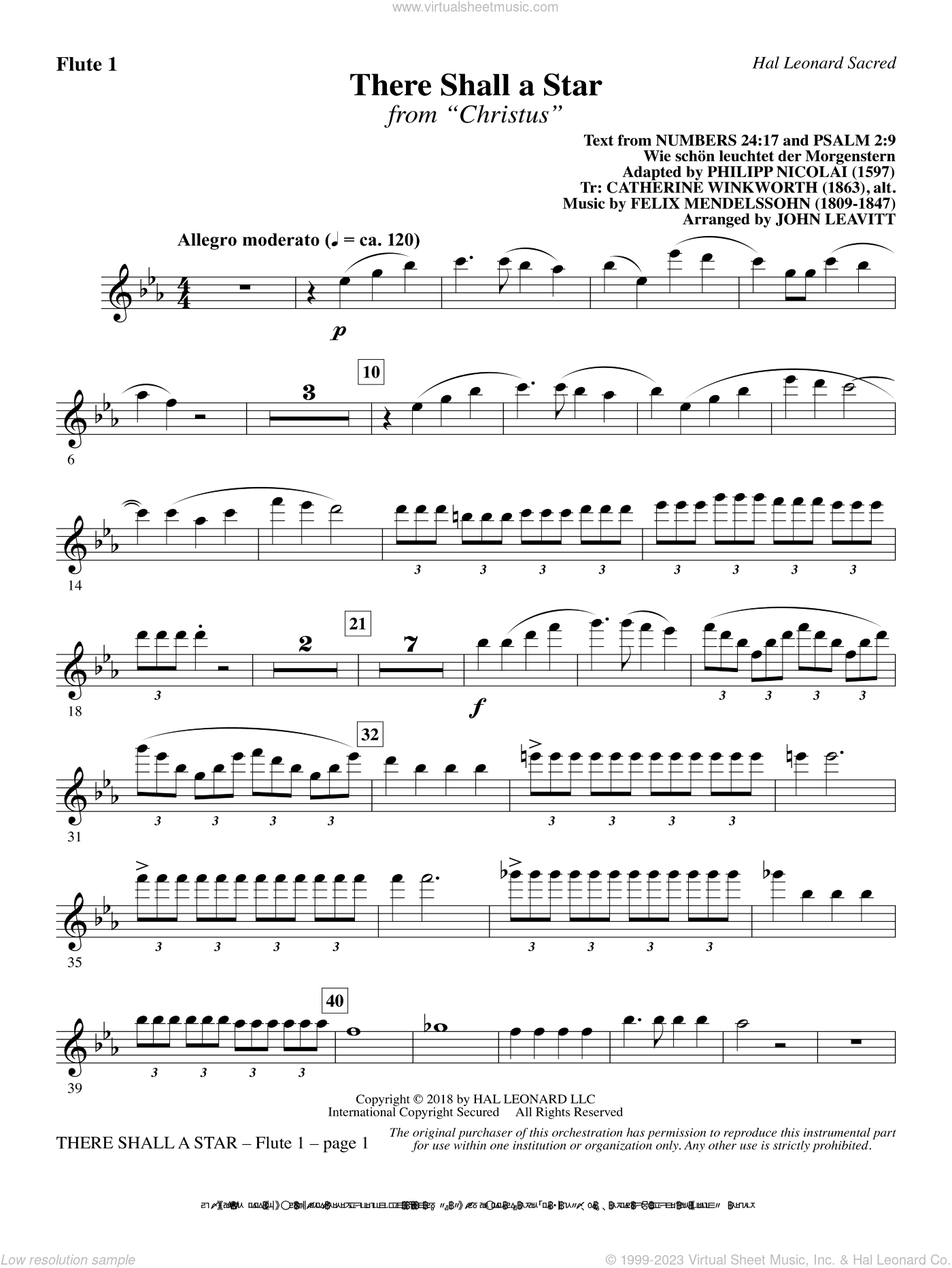 There Shall a Star (arr. John Leavitt)