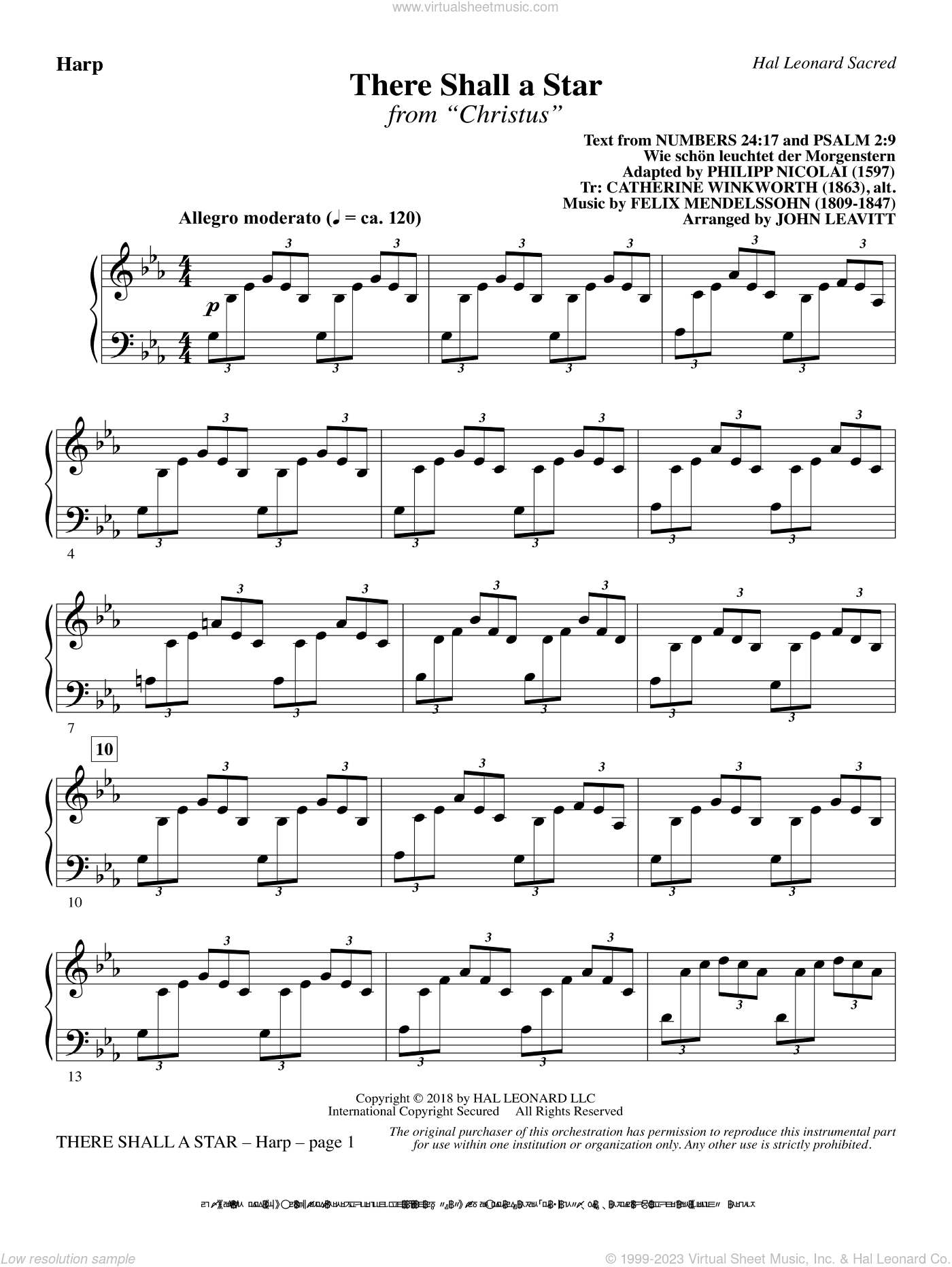 There Shall a Star (arr. John Leavitt)