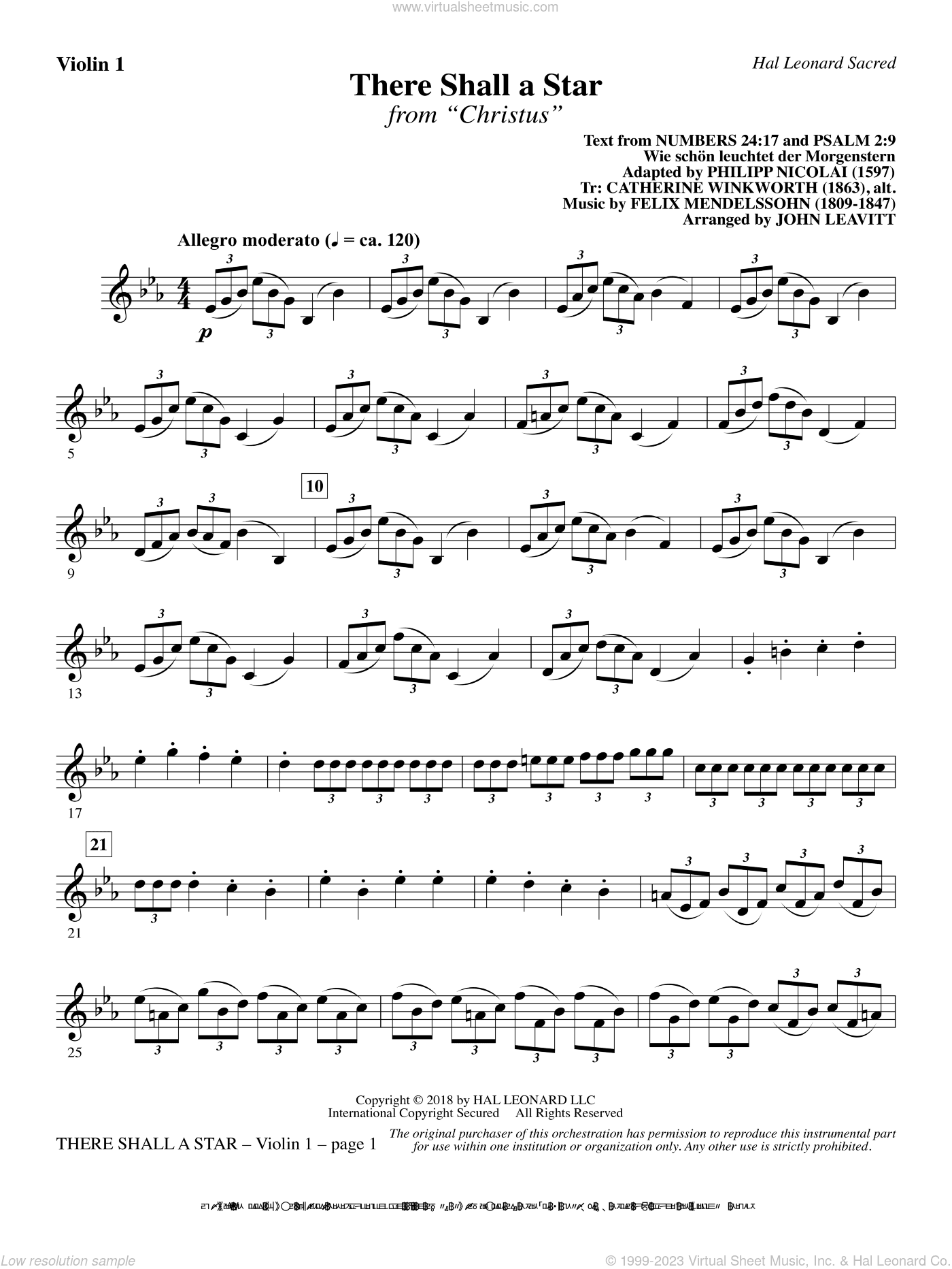 There Shall a Star (arr. John Leavitt)