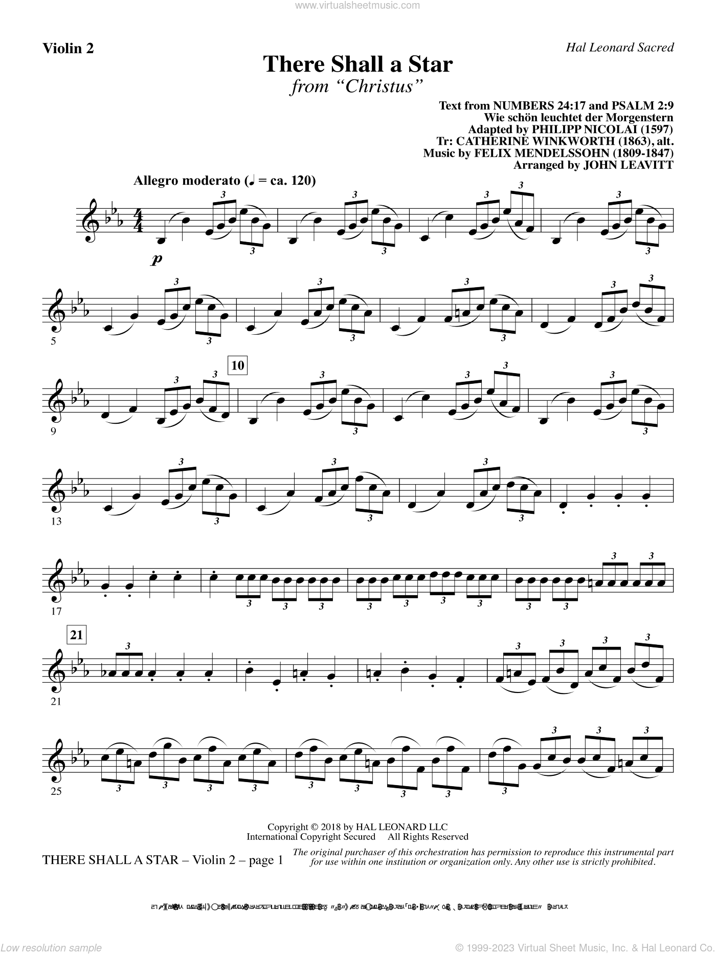 There Shall a Star (arr. John Leavitt)