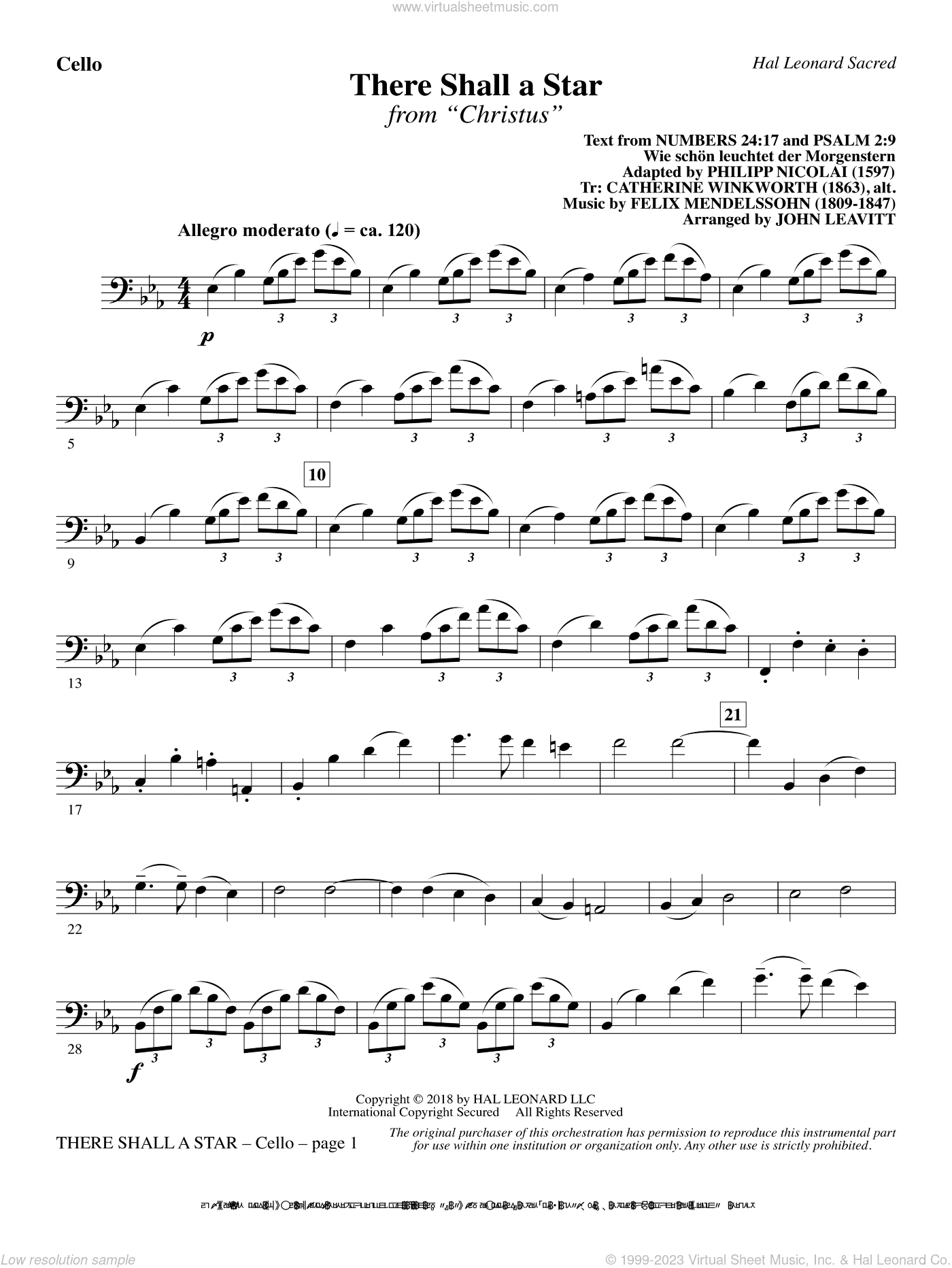 There Shall a Star (arr. John Leavitt)