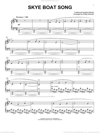 Skye Boat Song [Classical version] (arr. Phillip Keveren)