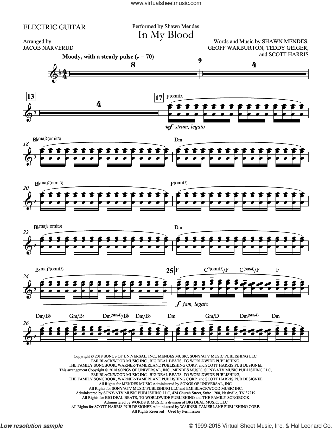 In My Blood (arr. Jacob Narverud)