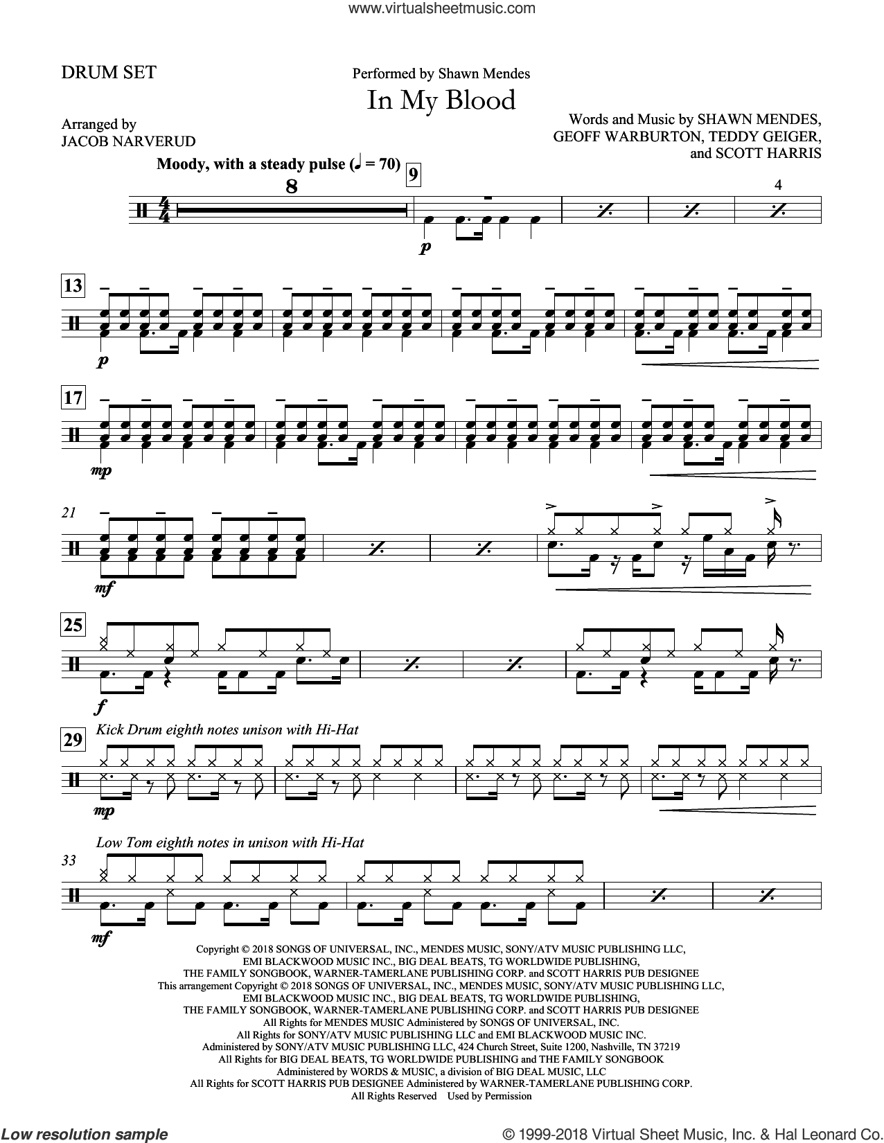 In My Blood (arr. Jacob Narverud)
