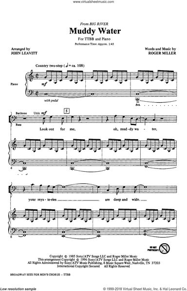 Broadway Hits For Men's Chorus