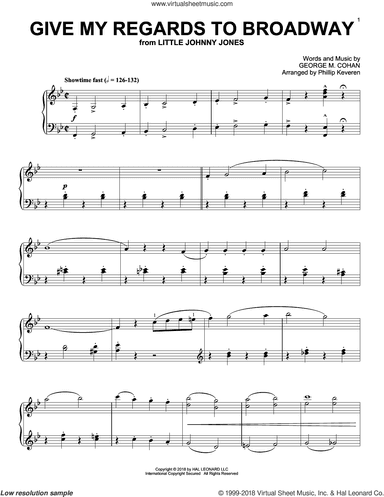 Give My Regards To Broadway [Jazz version] (arr. Phillip Keveren)