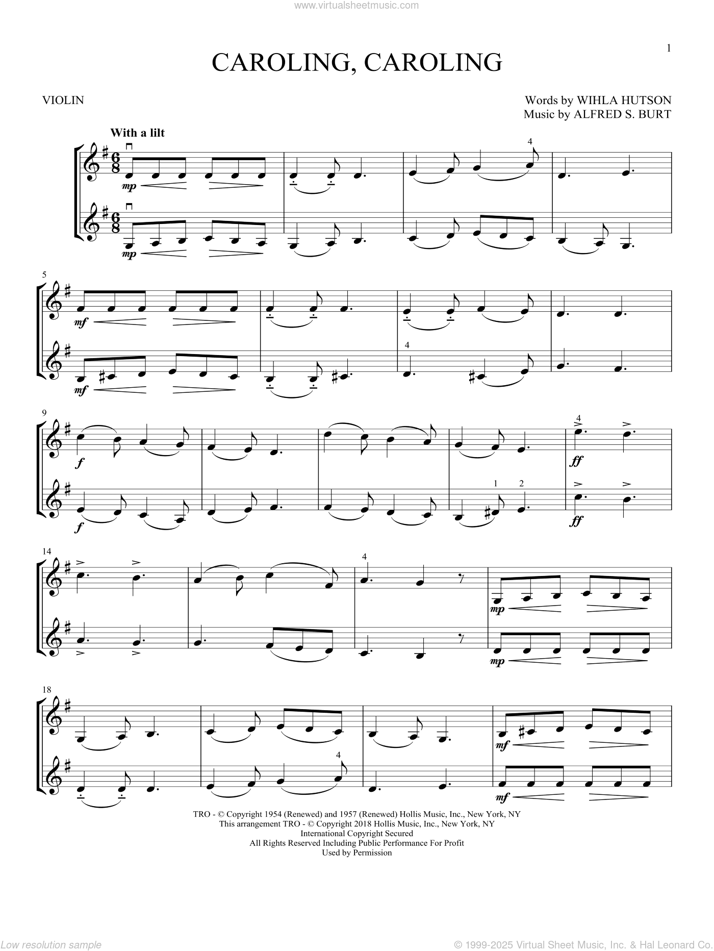 Caroling, Caroling