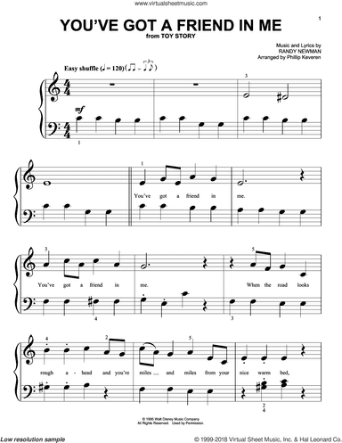 You've Got A Friend In Me (from Toy Story) (arr. Phillip Keveren)