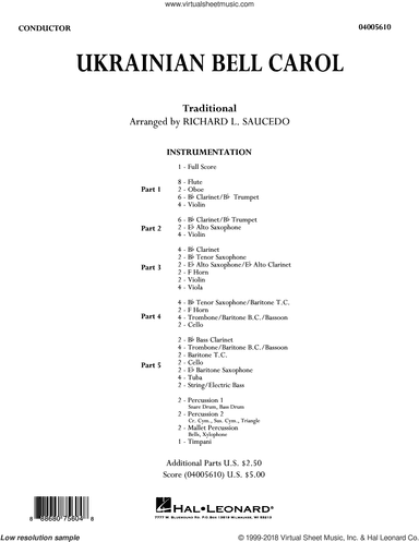 Ukrainian Bell Carol (Flex-Band) (COMPLETE)
