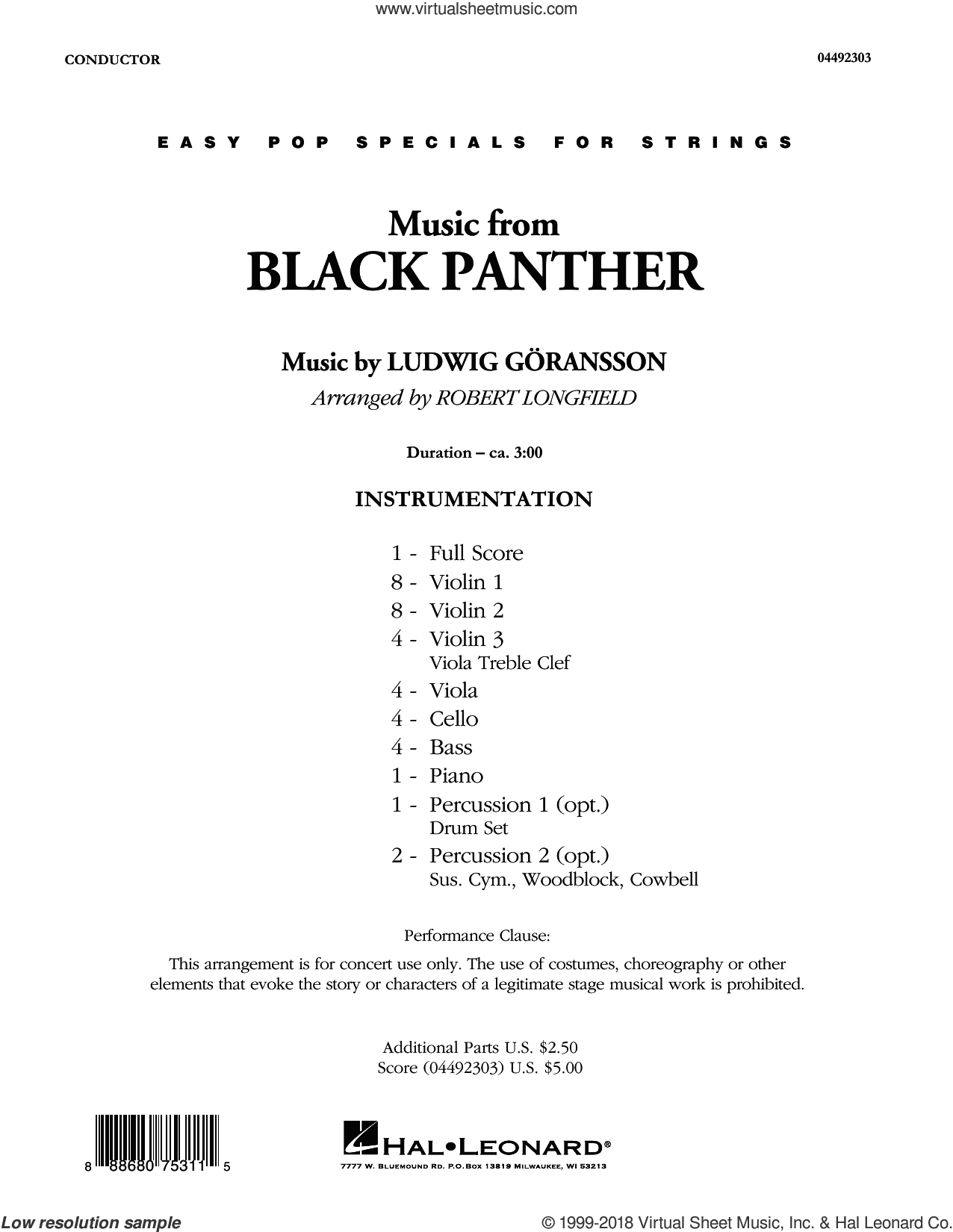 Music from Black Panther (arr. Robert Longfield)
