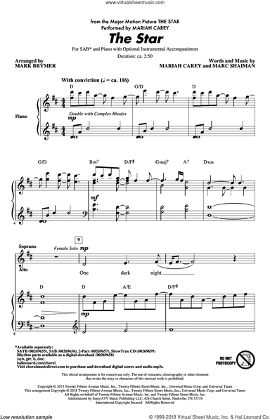 The Star (arr. Mark Brymer)