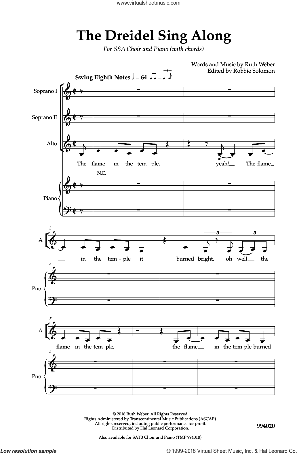 Dreidel Sing Along