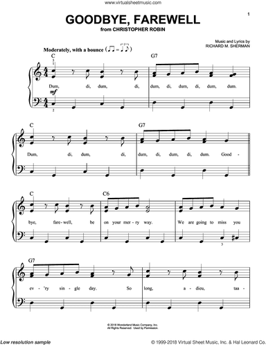 Goodbye, Farewell (from Christopher Robin)