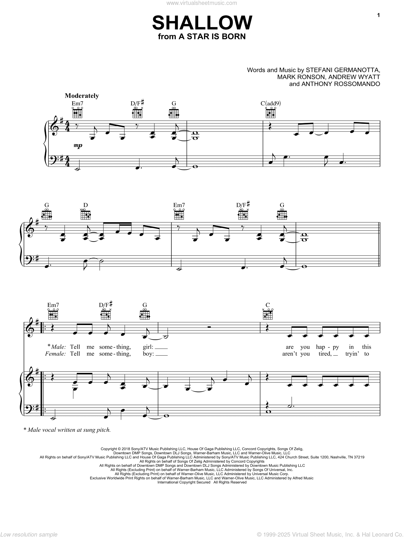 Shallow (from A Star Is Born)