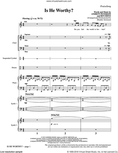 Is He Worthy? (arr. Heather Sorenson) (COMPLETE)