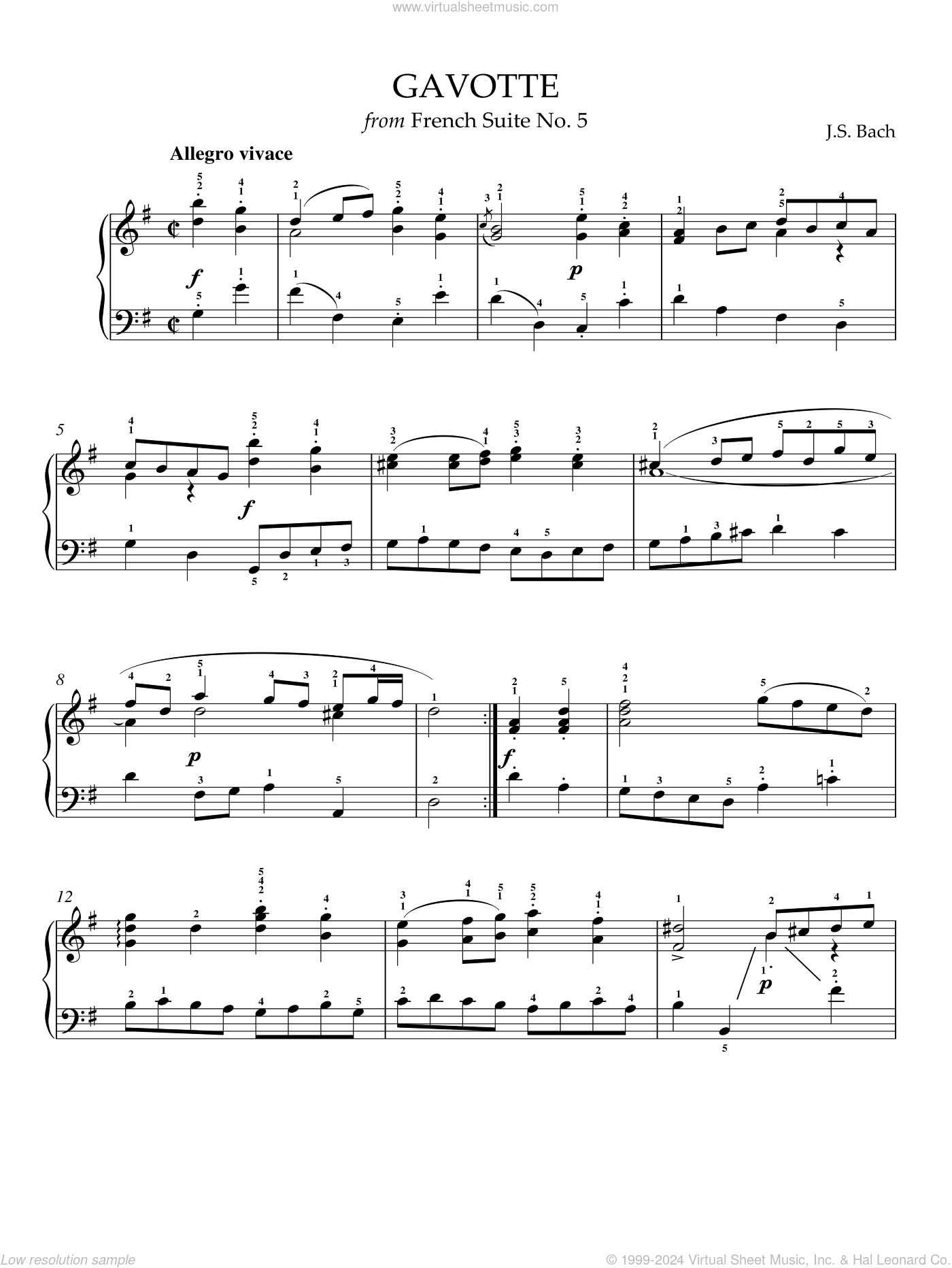 Gavotte in G Major