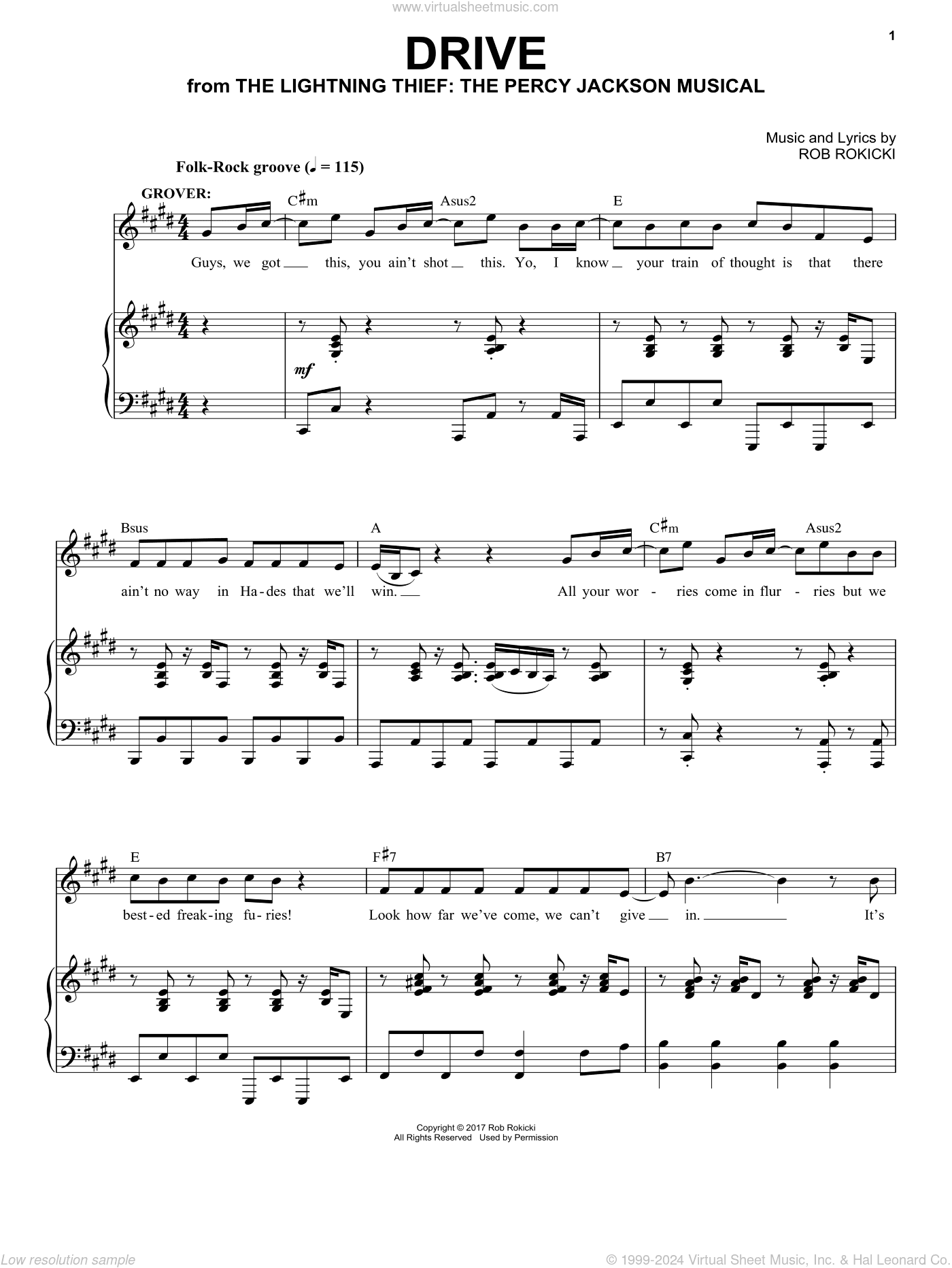 Drive (from The Lightning Thief: The Percy Jackson Musical)