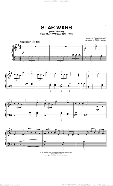Star Wars Main Theme (arr. Phillip Keveren)