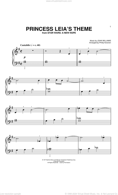 Princess Leia's Theme (arr. Phillip Keveren)